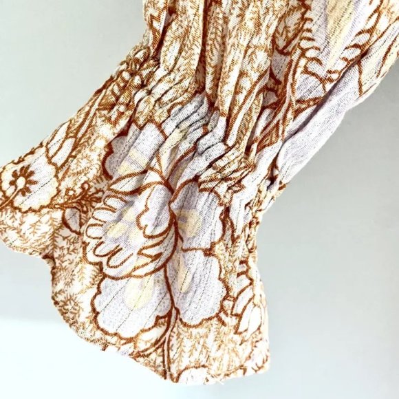 NEW House of Harlow 1960 Boho Floral Mini Dress Multi-Color Peasant Sz XS NWT - Picture 4 of 15